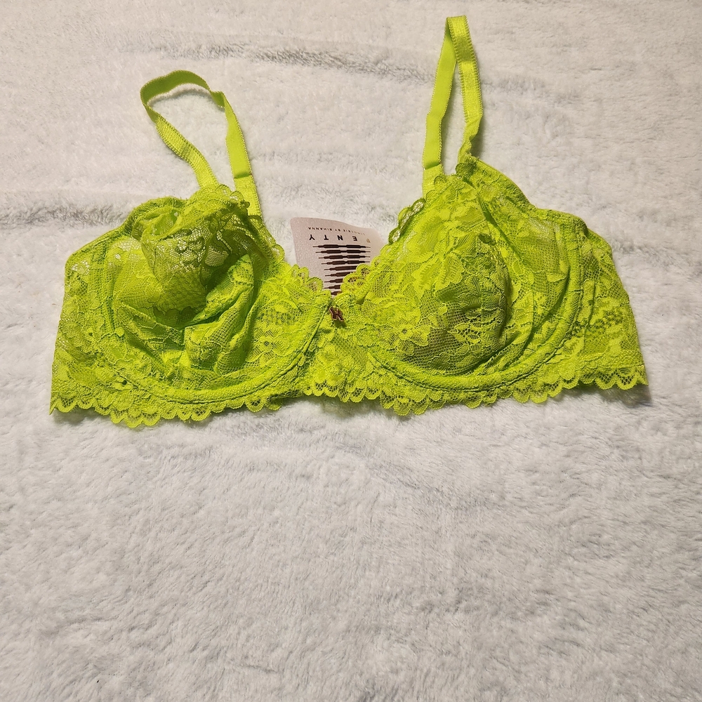 Savage X Fenty Neon Lace Bra